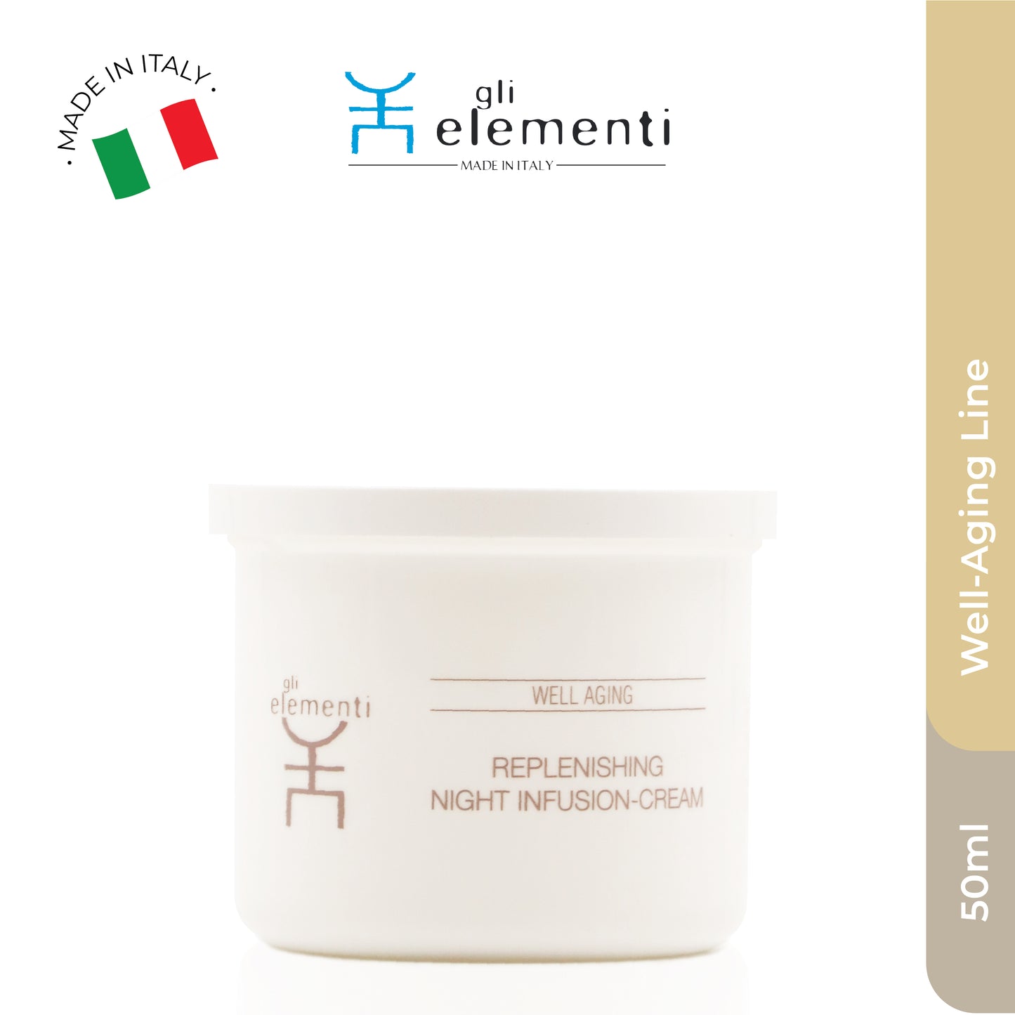 Gli Elementi Replenishing Night Iinfusion Cream 50ml (Refill)