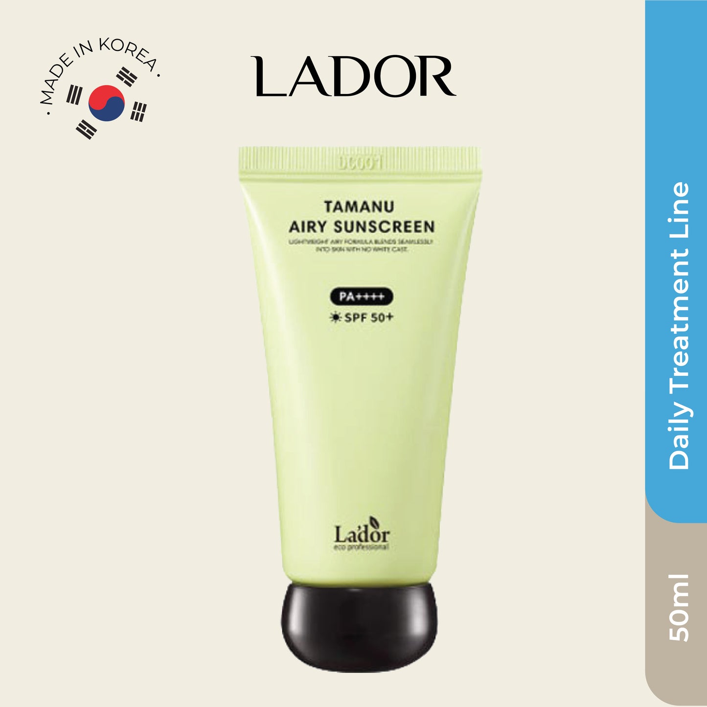 Lador Tamanu Airy Sunscreen SPF50+ PA++++ 50ml