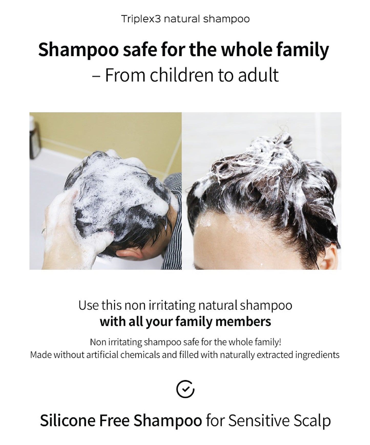 Lador Triplex3 Natural Shampoo 530ml MaysonBeauty