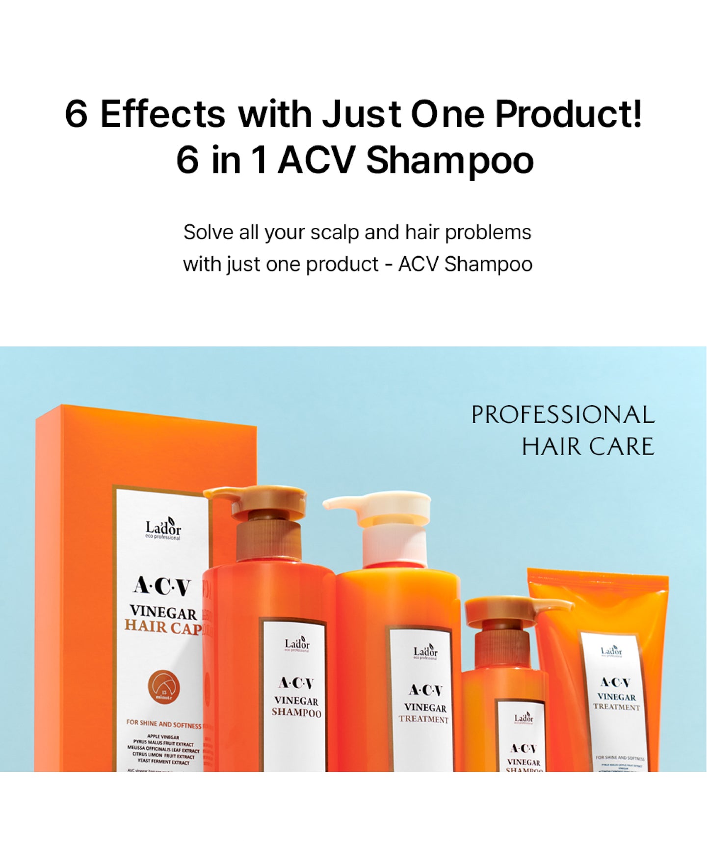 Lador ACV Vinegar Shampoo 430ml