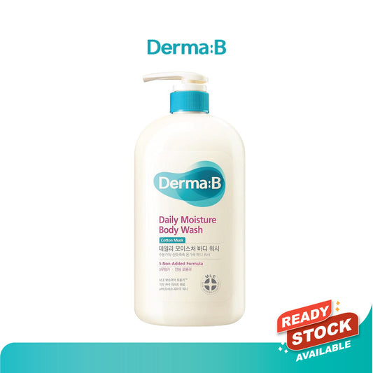 Derma:B Daily Moisture Body Wash - Cotton Musk