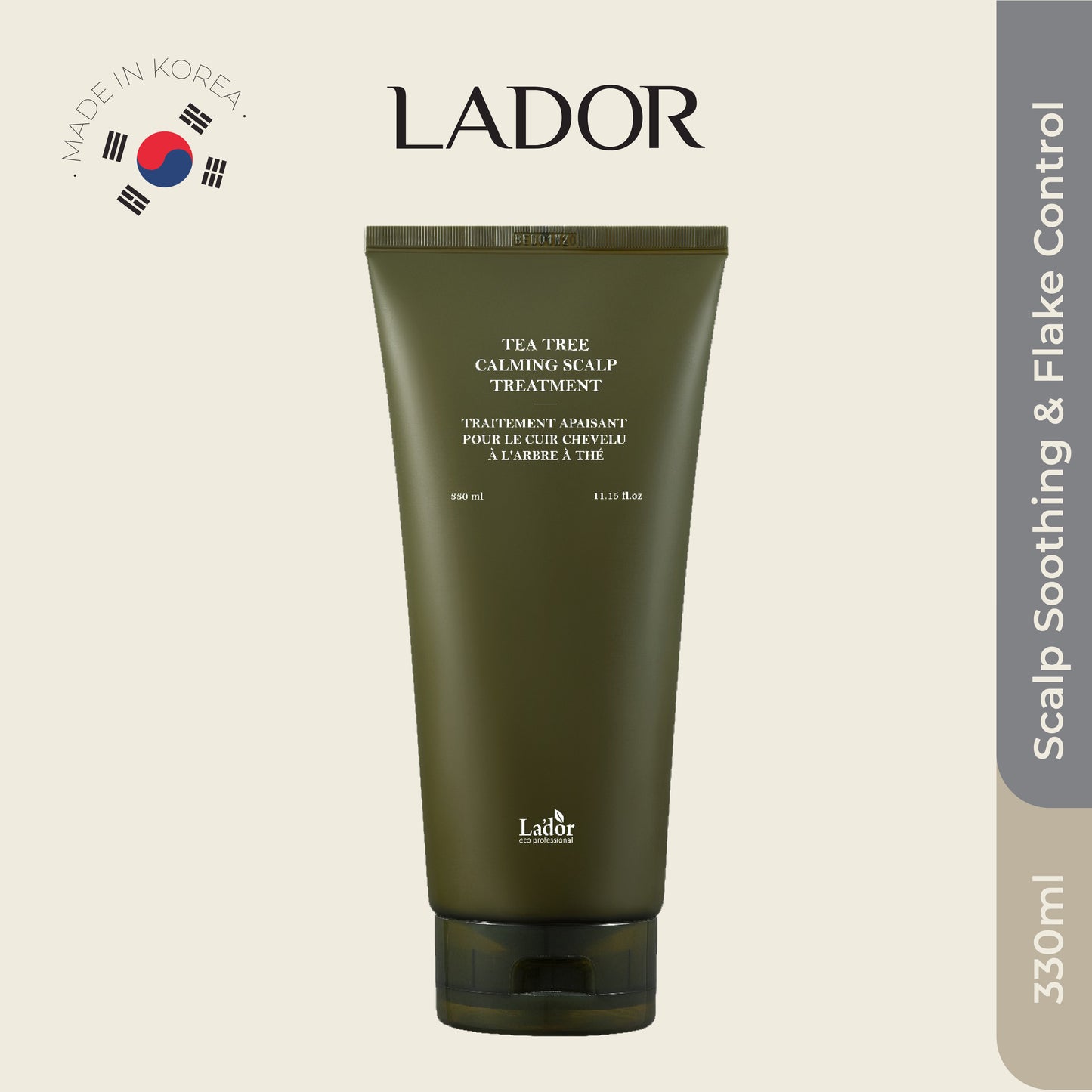 (NEW LOOK!) Lador Tea Tree Calming Scalp Treatment 330ml