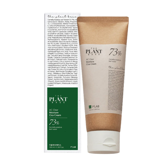 The Plant Base AC Clear Moisture Cica Cream 100ml Mayson Beauty