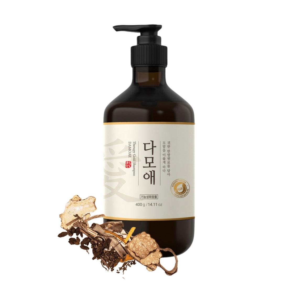 DAMOAE Therapy Gold Hair Loss Shampoo 400ml MaysonBeauty